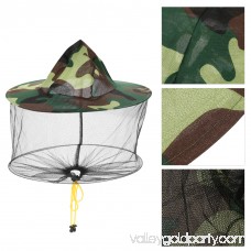 Midge Mosquito Insect Hat Mesh Fishing Caps Head Net Face Protector Camouflage Camping Kit,Hat with Head Net, Mosquito Insect Hat Mesh